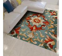 Tapis Universe Planet 160x230 Tapis Outer Space Chambre canapé Sol Galaxy Theme Solar System intérieur extérieur résistant Taches Facile Nettoyer Lavable