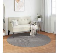 Tapis - VIDAXL - HUARTE - Rond Ø 160 cm - Polyester - Antidérapant