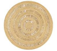 vidaXL Tapis fait main en jute tressée 120 cm