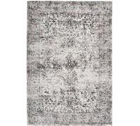 Tapis Vintage à Poils Courts "Iglesia" Anthracite 160 x 230 cm Gris G