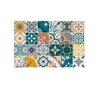 Tapis ""Vinyl"" mosaïque 50x75cm - Atmosphera createur d'interieur - Multicolore
