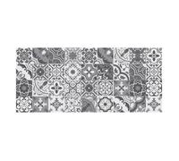 Tapis vinyle mosaïque 50x112cm - Atmosphera createur d'interieur - Gris