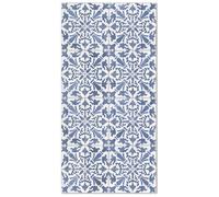Panorama Tapis Vinyle - Modèle Carreaux Ciments Géométrique Bleu 100x140 cm - Différentes Tailles - Deco Maison, Cuisine, Chambre et Exterieur