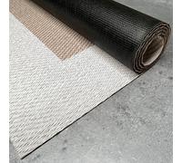 Tapis vinyle Premium intérieur et extérieur Haute Qualité Beige 60x90 cm | Antidérapant lavable imperméable extra-plat pour intérieur cuisine salon chambre couloir extérieur résistant pluie StoresDeco