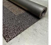 Tapis vinyle Premium intérieur et extérieur Haute Qualité Bronze 160x230 cm | Antidérapant lavable imperméable extra-plat pour intérieur cuisine salon chambre couloir extérieur résistant pluie StoresDeco