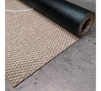 Tapis vinyle Premium intérieur et extérieur Haute Qualité Cercles 60x200 cm | Antidérapant lavable imperméable extra-plat pour intérieur cuisine salon chambre couloir extérieur résistant pluie StoresDeco