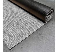Tapis vinyle Premium intérieur et extérieur Haute Qualité Gris 120x180 cm | Antidérapant lavable imperméable extra-plat pour intérieur cuisine salon chambre couloir extérieur résistant pluie StoresDeco
