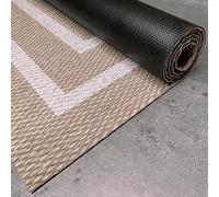 Tapis vinyle Premium intérieur et extérieur Haute Qualité Rectangle 120x180 | Antidérapant lavable imperméable extra-plat pour intérieur cuisine salon chambre couloir extérieur résistant pluie StoresDeco