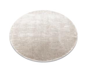 Tapis VISCO cercle argent 3 peluche IMITATION FOURRURE DE LAPIN cercle 160 cm