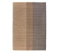 Tapis - VIVARAISE - Karan - 200x290x1 cm - 80% jonc de mer/20% coton - Myosotis (bleu)