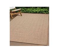 vidaXL Tapis ZIZUR 80x200 cm Aspect de Jute intérieur et extérieur, Tapis d'extérieur, Tapis de Sol, Tapis d'intérieur, Tapis de Porte, Moquette