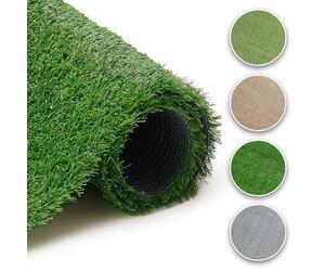 TAPISO Canyoo Gazon Synthétique Extérieur au Mètre Tapis Gazon Pelouse Artificielle Terrasse Balcon Jardin Vert Résistant aux Intempéries Épaisseur 30 mm 400 x 400 cm