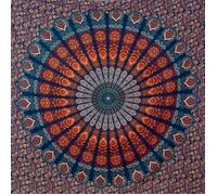 Tapisserie Mandala -Naturel-100% Coton, Grand, Polyvalent- Grande Tenture Murale,Chambre Aesthetic-Drap/Tapis/Tissu Mural150*200cm