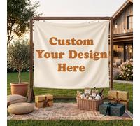 Tapisserie murale personnalisée Bannière de fête - Drapeau de toile de fond personnalisé pour enterrement de vie de jeune fille - Personnalisation de tous les designs (250 x 300 cm)