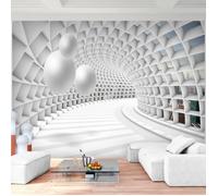 Runa Art - Papier peint intissé XXL 3D Abstrakt - Tableaux Muraux Tapisserie Photo Moderne Décoration Murale Weiss 528 x 280 cm 9223015c