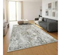 TapisTrend Tapis Design Vert 160x230 cm Moderne Abstrait Effet patiné Vintage pour Salon Chambre et Salle à Manger