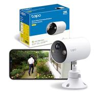Tapo 2K Camera Exterieur sans fil Detection Personne IA,C410 | Alimentation électrique continue,Vision Nocturne Couleur, Stockage Flexible MicroSD 512Go/Cloud,IP65,Aucun Hub Requis