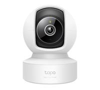 Tapo 3K Camera Interieur WiFi 360° Connectée Détection Humaine IA,C232 | Idéale bébé/animaux,Notifications Intelligentes,Audio bidirectionnel,Vision Nocturne Avancée,Sirène,Compatible Alexa