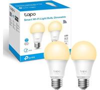 TP-Link Tapo Ampoule Connectée Wifi, Ampoule LED E27 Blanc Chaud, compatible avec Alexa, Google Home et Siri lot de 2 Tapo L510E