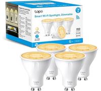 Tapo Ampoule Connectée Alexa GU10, Blanc Chaud LED Dimmable L610, 4 pièces