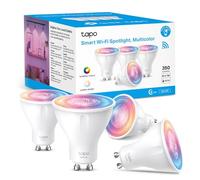 Tapo Ampoule Connectée Alexa GU10, Multicolore LED Dimmable L630, 4 pièce | Commande vocale Alexa/Google, aucun hub requis, mode absence anti-intrusion, programme & minuterie, 3.7W (équivalent 50W)