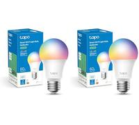 Tapo Ampoule Connectée WiFi, Ampoule LED E27 Multicolore 2500K-6500K, Dimmable 8.7 W 806Lm, Compatible avec Alexa et Google Home, Commande Vocale, Economie d'énergie, L530E (Lot de 2)