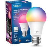 Tapo Ampoule Connectée WiFi, Ampoule LED E27 Multicolore 2500K-6500K, Dimmable 8.7 W 806Lm, Fonctionne avec Alexa, Commande Vocale, Economie d'énergie, Tapo L530EA