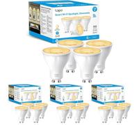 Tapo Ampoule Connectée WiFi, Ampoule LED GU10, Blanc Chaude 2700K, Dimmable 350 Lumens, 2.9 W équivalent à 50W, Economie d'énergie, Compatible avec Alexa et Google Home, L610(4-pack) (Lot de 4)