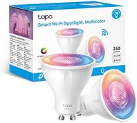 Tapo Ampoule Connectée WiFi, Ampoule LED GU10 Multicolore 2200K-6500K, Dimmable 350 Lumens, 3.7W équivalent à 50W, Compatible avec Alexa et Google Home, Economie d'énergie, L630(2-pack)