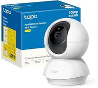 Tapo C200C Caméra Surveillance WiFi intérieure 360° 1080p, Vision Nocturne, Notifications en Temps réel, Détection de Personne, Suivi de Mouvement, Télécommande, Compatible avec Alexa