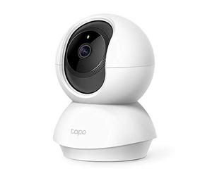 Tapo C21A 2K(3MP) Caméra Surveillance WiFi intérieure 360°, Vision Nocturne, Notifications en Temps réel, Détection de Personne, Suivi de Mouvement, Télécommande, Compatible avec Alexa