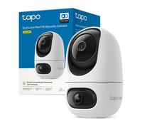 TP-Link Tapo C245D, caméra de sécurité IP, d'intérieur, sans fil, pour montage au plafond ou mural, blanche, sphérique