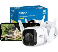 Tapo C325WB Caméra de Surveillance WiFi extérieure 2K, Vision Nocturne ColorPro, Objectif à Super Ouverture, détection IA, détection de Mouvement, IP66, Notification d'alarme, Audio bidirectionnel