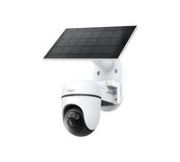 Tapo C630 Kit de caméra de sécurité solaire 3K 5 MP avec détection de personnes, animaux domestiques, véhicule, vision nocturne IP65, résistant aux intempéries, 360° AI Tracking