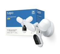Tapo C720 Caméra de Surveillance extérieure WiFi 2K 4MP avec projecteurs LED 2800 lumens, détections IA intelligentes, MicroSD jusqu'à 512 Go, IP65, câblé Uniquement