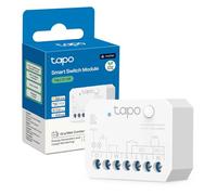Tapo Interrupteur Volet Roulant Connecté Matter, Contacts Secs 10A S110E | 1 canal Wi-Fi et Bluetooth, pour ouvre-porte de garage/chaudières/arrosage, compatible HomeKit/Alexa/Google Home, sans hub