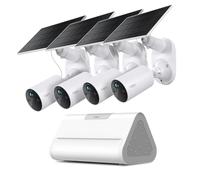Tapo KIT 4 caméras C410 Caméra de Surveillance extérieure WiFi Solaire 2K 3MP H500 Hub Intelligent pour la Maison