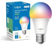 Tapo Matter Ampoule Connectée WiFi, Ampoule LED E27 Multicolore 2500K-6500K, 8.6 W 1055Lm, Compatible avec Alexa, Google Home et Apple Home, Commande Vocale, Economie d'énergie, L535E