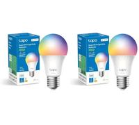 Tapo Matter Ampoule Connectée WiFi, Ampoule LED E27 Multicolore 2500K-6500K, 8.6 W 1055Lm, Compatible avec Alexa, Google Home et Apple Home, Commande Vocale, Economie d'énergie, L535E (Lot de 2)