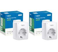 Tapo Matter Prise Connectée WiFi, Prise Intelligente Compatible avec Alexa, Google Home et SmartThings, 10A Type F, Contrôler Le radiateur, la cafetière, la Lampe à Distance, Tapo P100M (Lot de 2)