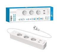 Tapo Multiprise connectée P300 V1 – 3 prises, 3 USB (1 Type‑C+2 Type‑A), Wi‑Fi, Bluetooth 4.2
