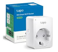 Tapo Prise Connectée WiFi, Prise Intelligente compatible avec Alexa et Google Home, 10A Type F, Contrôler le radiateur, la cafetière, la lampe à distance, aucun hub requis, Tapo P100(1-pack)