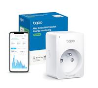 Tapo Prise Connectée WiFi, Suivi de consommation, 16A Type E, Compatible avec Alexa et Google Home, Contrôler Le radiateur, Le Chauffage, Économie d'énergie, P110(FR)