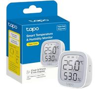 Tapo Thermomètre Intérieur Connecté WiFi, Hygromètre Écran E-Ink 2.7" T315 | Haute lisibilité et précision, alertes instantanées, idéal pour chambre bébé/serre/cave/frigo, automnie 2ans, Tapo Hub requis