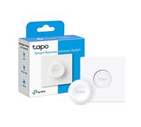TP-Link Tapo S200D Variateur intelligent externe sans fil 86x86mm, contrôle boutons/rotatif, fréquence 886-922 MHz, alimentation pile CR2032, blanc, 0-40°C