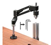 Tapping Arm Metal - Precision Adjustable Bi Directional, Tapping Support Machine, Mechanics Woodworking Machining Threading, Durable Durable Ideal, Professional and DIY Metalworking Tasks