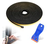 Tapvai 5m 7 x 2 mm Joint Plaque De Cuisson Induction | Joint Mousse Adhésif avec Petit Grattoir, pour Cuisine, Gazinière, Plaque à Induction, Plaque Vitrocéramique