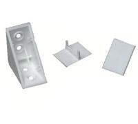 Taquet + 2 Couvercles 03C blanc PRUNIER - Boite de 50 - STBS03C