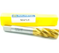Taraud à filetage fin HSS-Co M16x1,5 H2 TiSiN DIN 376