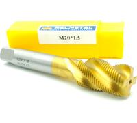 Taraud à filetage fin HSS-Co M20x1,5 H2 TiSiN DIN 376